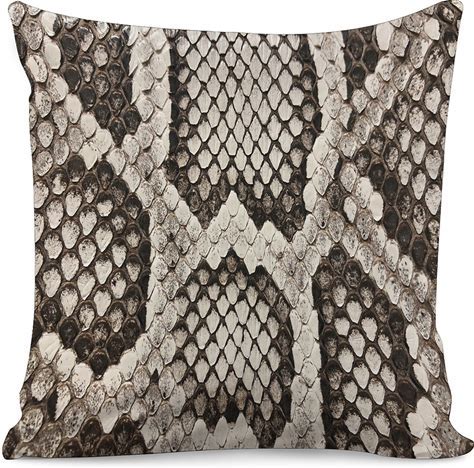 Mugod Snake Skin Print Pillow Cover